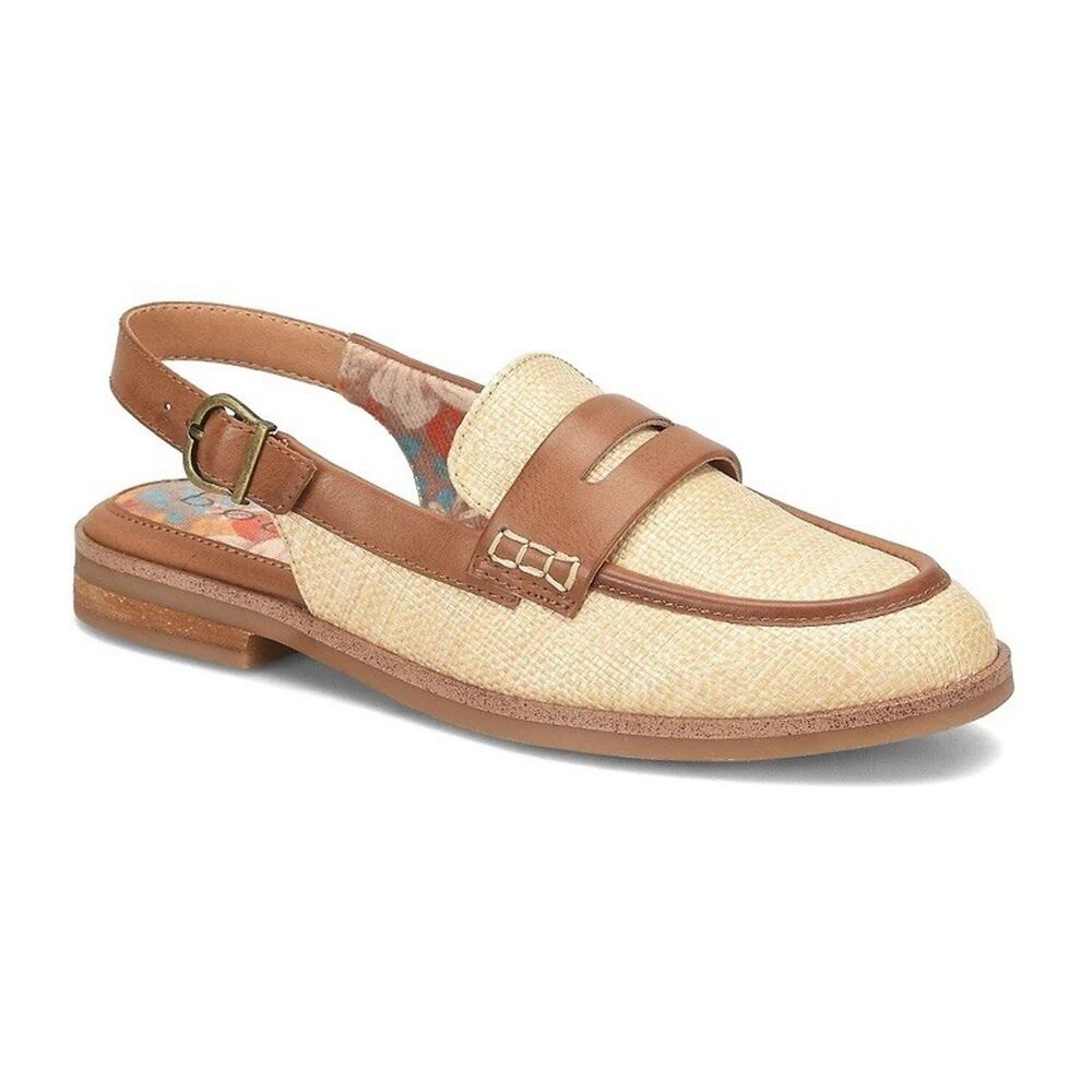 b.o.c. Belle Slingback Loafers Natural Tan Raffia Women’s Size 9 M New